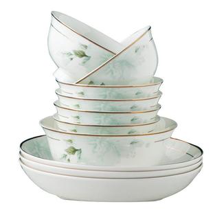 碗碟套装家用景德镇骨瓷餐具套装陶瓷欧式简约碗盘碗筷礼品全套批