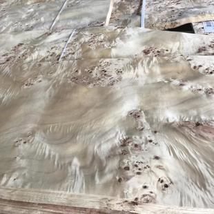 自然白杨树榴木皮高档饰品酒店别墅装修饰面橱柜贴面拼花木皮