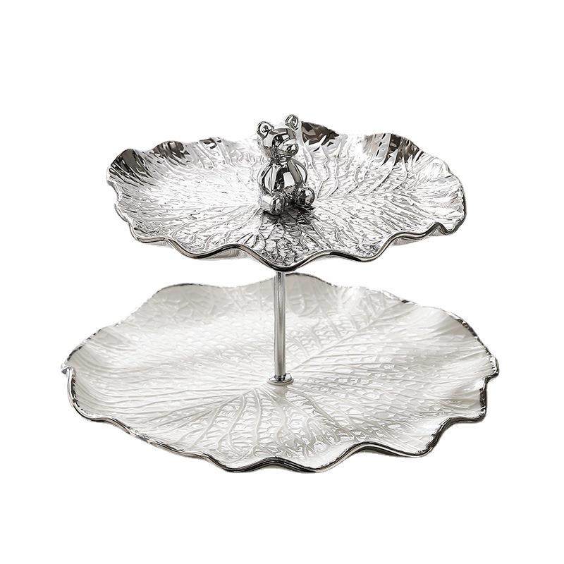 北欧陶瓷水果盘家用客厅茶几点心蛋糕盘甜品台多层糕点糖果托盘,餐饮具,果盆/果盘/果篮,淘宝优惠券,粉丝福利购,淘宝优惠卷