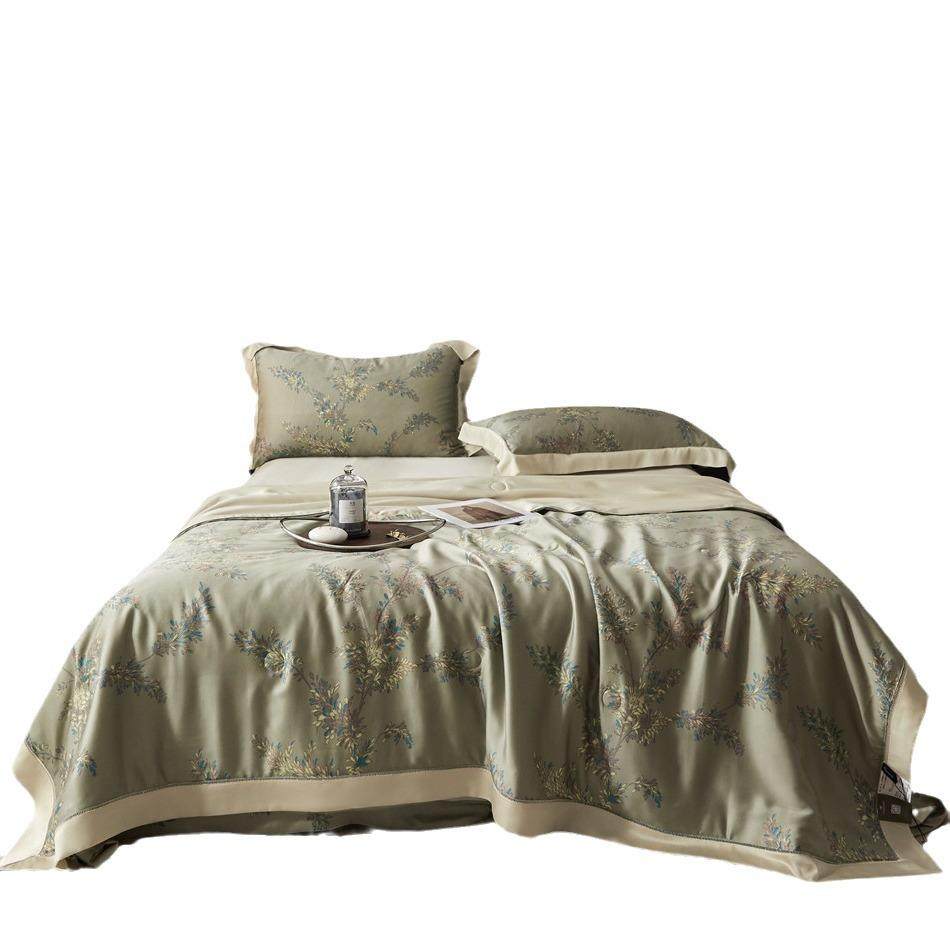 法式田园风兰精莱赛尔天丝夏被可机洗锌离子空调被夏凉被四件套,床上用品,化纤被,淘宝优惠券,粉丝福利购,淘宝优惠卷