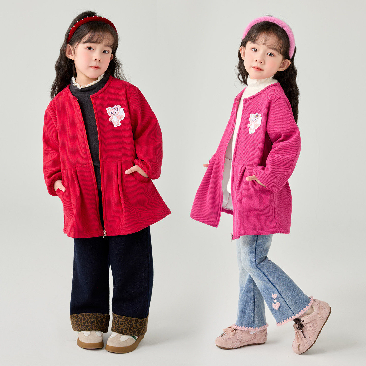 女宝宝长袖灯芯绒秋冬季罩衣儿童可爱加绒护衣保护羽绒服防脏罩衫,童装/婴儿装/亲子装,反穿衣/罩衣,淘宝优惠券,粉丝福利购,淘宝优惠卷