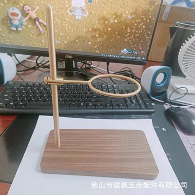 工件复古业风黄铜咖啡手冲配壶支架滤架杯户外家用V60滤杯架实心