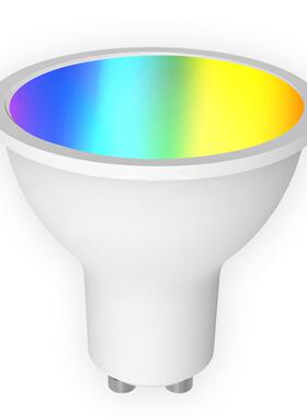 WiFi涂鸦智能家居LED射灯RGB语W调灯色app音定C时GU1MoesHous0杯