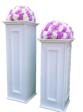 P5VC方柱婚路引02新款JGD木质方柱2罗马柱庆道具婚庆路引婚礼道具