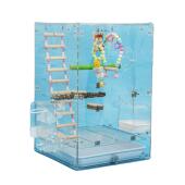 鹦鹉笼豪大型玄华凤文明牡丹虎24皮鸟笼繁殖笼透亚克力观赏鸟笼