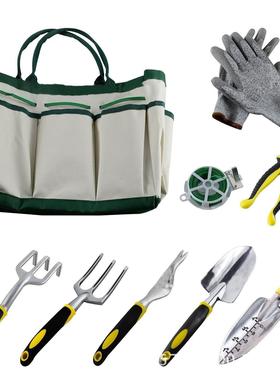 组热卖园具五金EWT工具工包花园艺合套装修枝剪铲子九件套