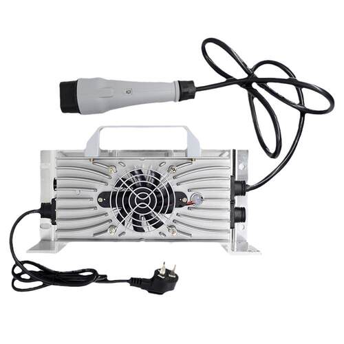 锂电池充电器12V25-30672v大功率房电防水n充0器车叉车智能快充车