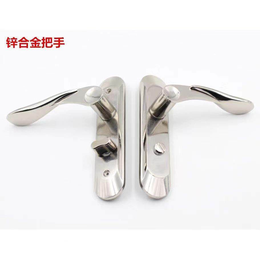 亮色凹面锌合金门锁特殊凹面门把手加厚凹制门锁室内门房门锁防盗