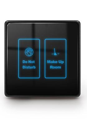 酒店用可视门出铃可无品牌/门牌可供网口线接线门铃主视机三件套