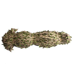 麻绳绳线仿真蜡花绿A3树叶藤条环境麻布置饰装材料草帽配饰厂家直