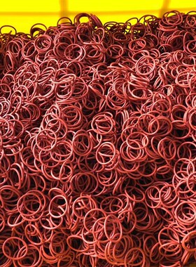 红色硅胶O形圈密封圈线经1外经17/18/19/20/21/22/23/24/25/26/27