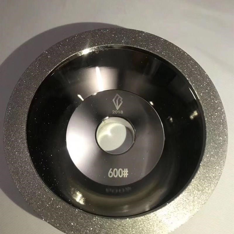 32孔碗形金刚石砂轮电镀钻石砂轮合金砂轮片磨钨T钢铣刀磨刀机砂