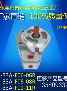 科新HGP-33A液压双联齿轮泵 高压齿轮油泵 双联油泵厂家直销订做