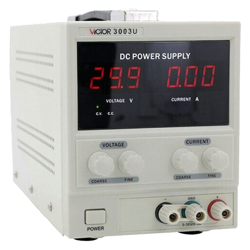 仪器VC3003U直流稳压电源可调数显直流电源稳压稳流3A0-30V