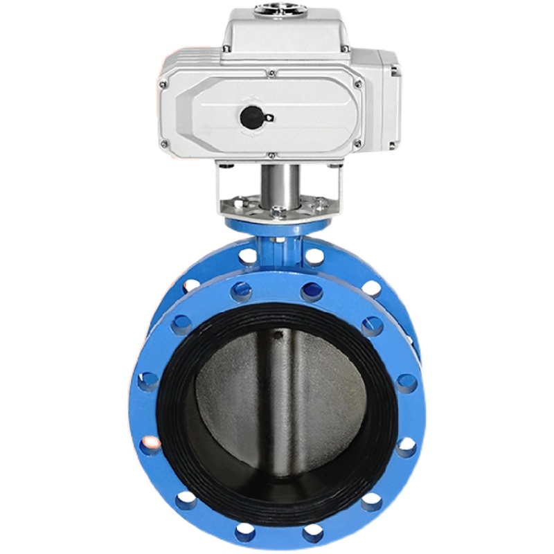 D941X-16 电动法兰蝶阀 电动蝶阀门DN50 65 80 100 125 150-1000
