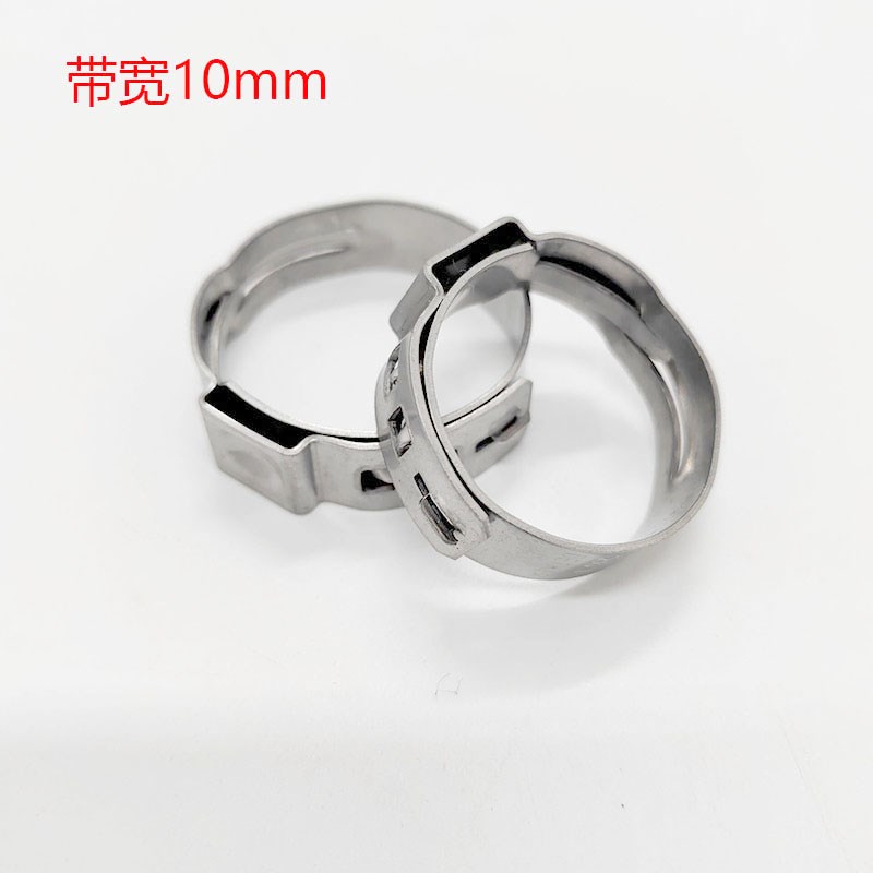 欧梯克单耳卡箍球笼不锈钢强力喉箍E抱箍管卡夹子水油管无耳紧固