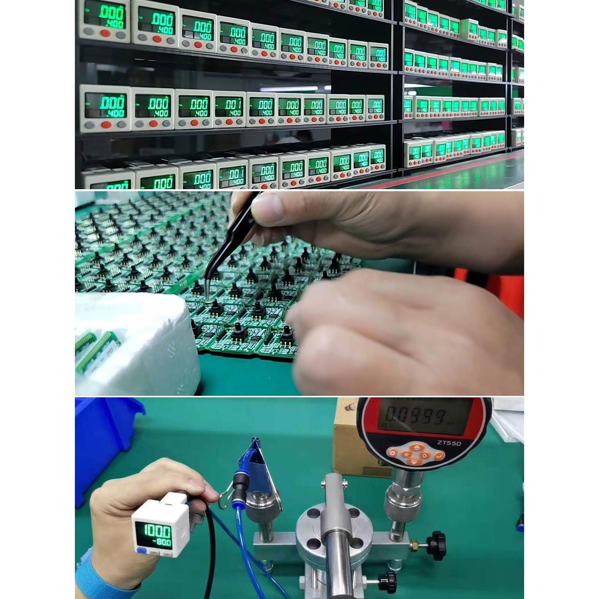 SAME压力开关量输出传感器数显气压表负压表数字电子真空表SP01PC