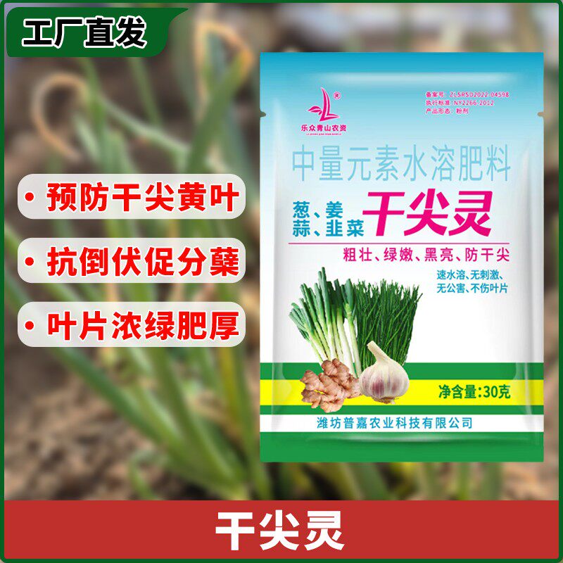 乐众青山【韭葱姜蒜干尖灵】黄叶烂根干尖水溶肥