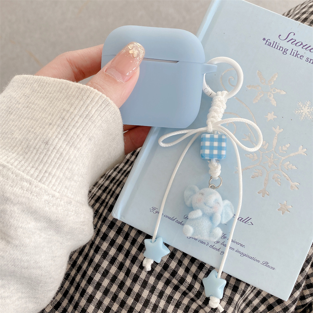 可爱小蓝象适用airpods4代保护套