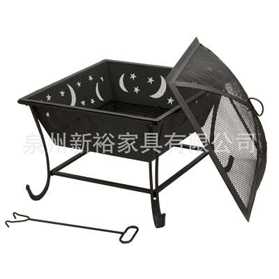 户外野炊铁艺火炉BBQ木炭烧烤炉野营烧烤架