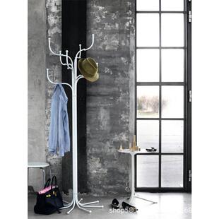 意式金属家用卧室衣帽架设计师样板房民宿别墅高档大气落地置衣架