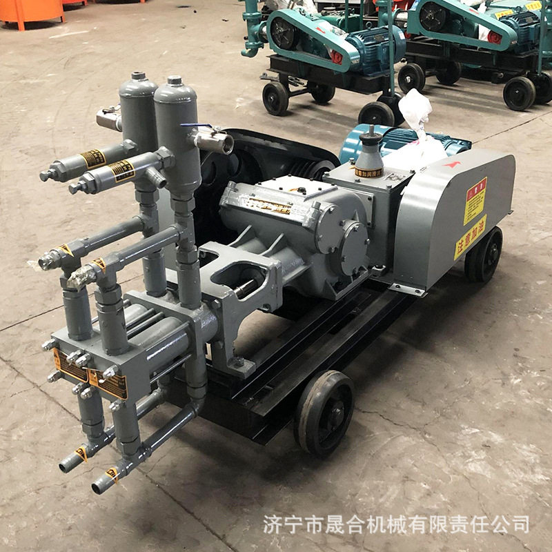 四挡变量注浆机 建筑工程用高输送距离流量可调注浆搅拌一体机