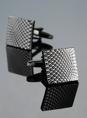 极速High quality Novelty cuff links copper Metal Laser engra