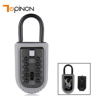 .. 4-digit Combination Lock Solid Compact Outdoor Wall Moun