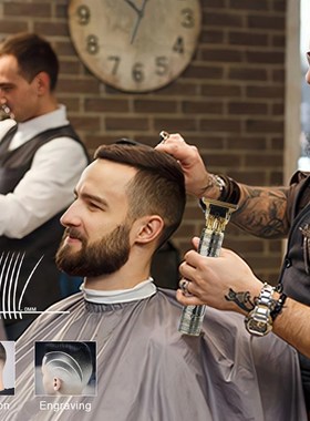 Electric Hair Cutting Machine Vintage T9 Clipper Hair Rechar