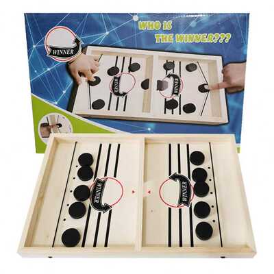 极速Hockey Board Game Set 1 Set Chessboard Fast Sling Puck F