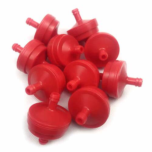 好货10pcs Lawn Mower 1/4" Inline Gas Fuel Filter fo