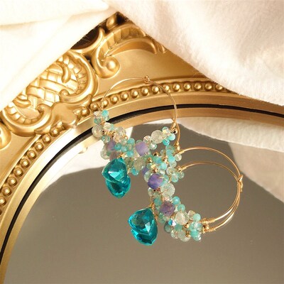 极速Lii Ji Tanzanite Amazonite  Aquamarine Apatite Austrian