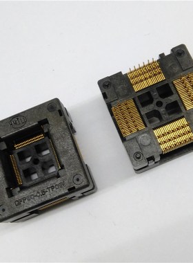 QFP80芯片测试座老化座0.5间距OTQ-80-0.5-02B PIC18F85K90-I厂家