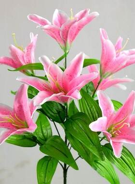 佛剧大全用品佛前供花仿真花百合花莲花供佛假花供佛花摆件包邮