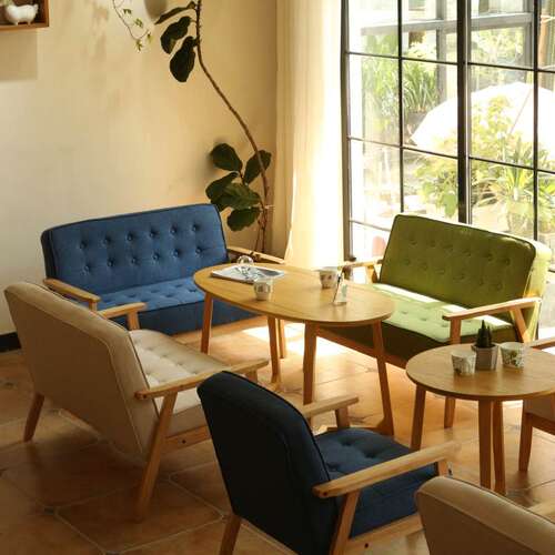 极速甜品奶茶店咖啡餐厅桌椅组合办公室洽谈接待卡座谈单桌休闲网