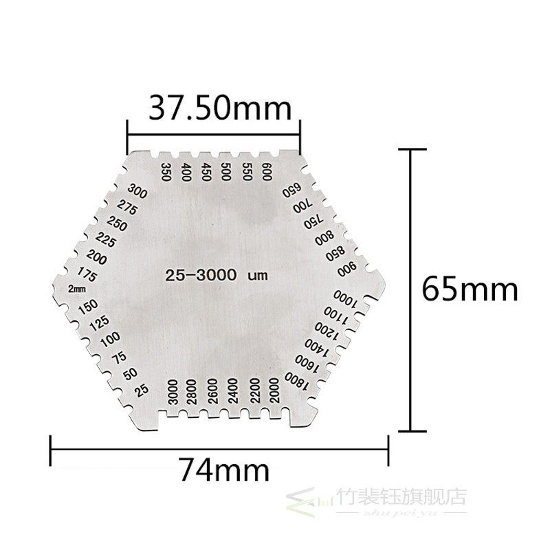 Thickness Gauge Comb Instrument Wet Film Thickness Measuring