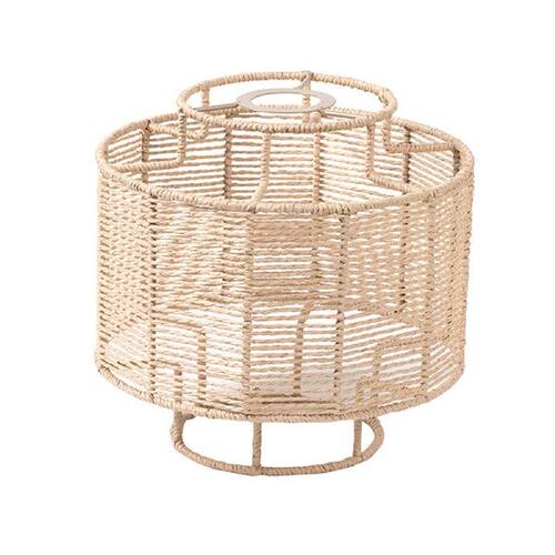 好货Rattan Pendant Lamp Shade Woven Chandelier Lampshade