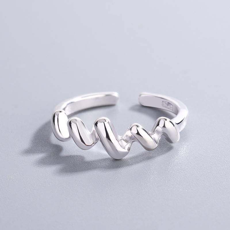 推荐-Ring female retro letter love bamboo knot tight hoop cu 饰品/流行首饰/时尚饰品新 戒指/指环 原图主图