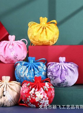 Antique tassel purse sachet pendant plum flower fragrance b