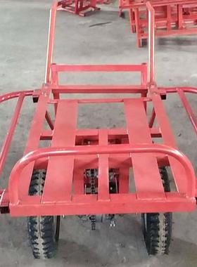 动平板手三轮车果园推输鸡x公车建筑工地转运独轮车运双轮车