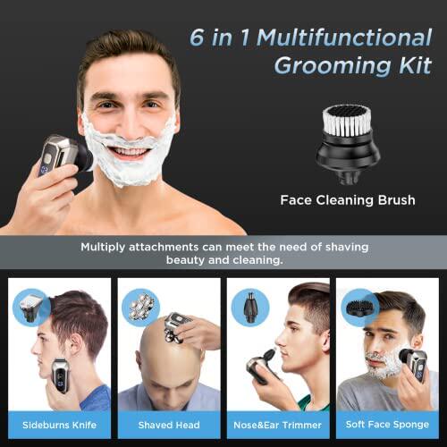 好货Head Shaver for Bald Men BABONIR Electric Razor 6D Float