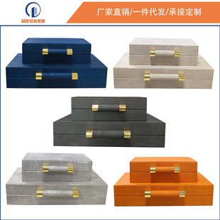 厂家直销中式软装首饰盒卧室衣帽间收纳盒样板房酒店工艺饰品摆件