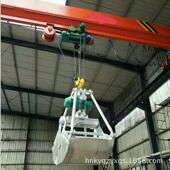 0.75立方中型U102型四绳矿石抓斗木料抓具抓斗配套电动葫芦配件