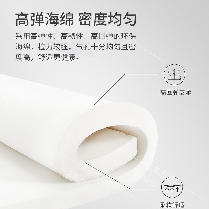 【5.3万人收藏】定制60D高密度海绵加厚加硬沙发垫床垫飘窗垫实木