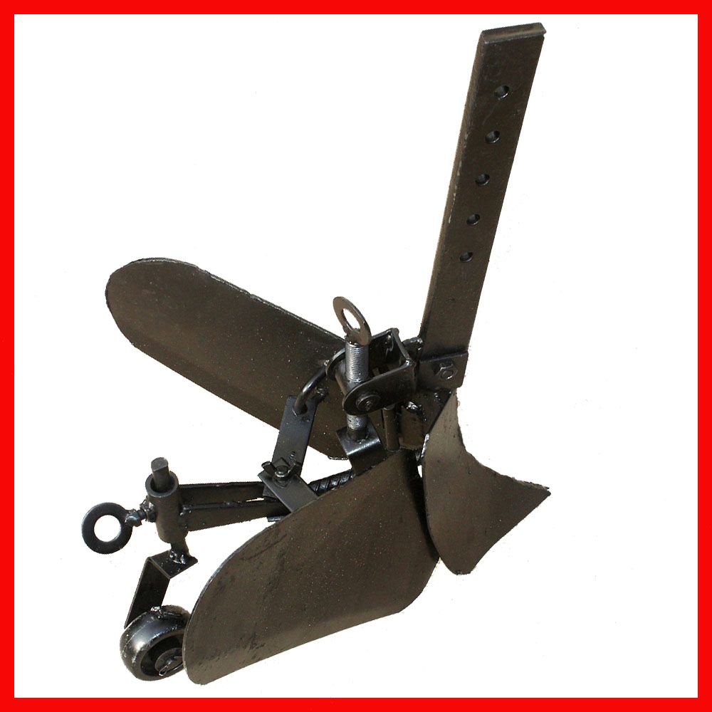 微耕机带轮可调式开沟器 支撑轮式可调开沟器开沟犁 包邮