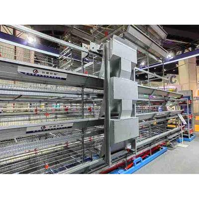 大层叠蛋鸭笼养鸭 浙江衢州四层H型框架式自动化蛋鸡蛋鸭养殖笼