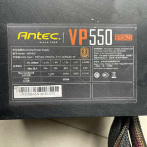 议价安钛克VP550 Bronze电源，额定550W，80 PL