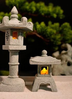 小亭子装饰小摆设仿真国风景观