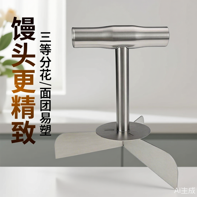 馒头模具大枣饽饽刀开花馒头不锈钢三等分切刀四等分开口笑家用新,厨房/烹饪用具,水果分割器,淘宝优惠券,粉丝福利购,淘宝优惠卷