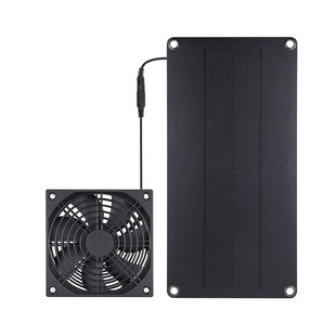 10W太阳能供电3瓦迷你风扇 排风扇 宠物排气风扇